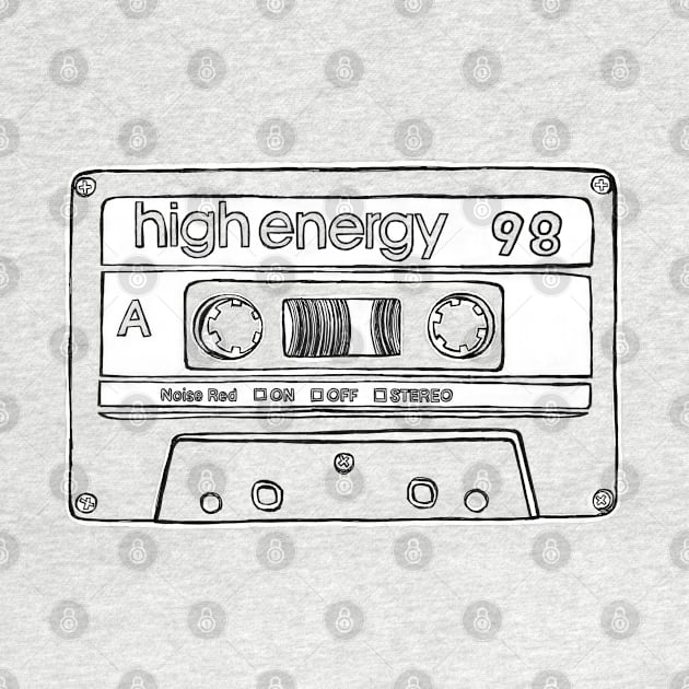 98 Mix Tape Retro Birthday 1998 by badlydrawnbabe